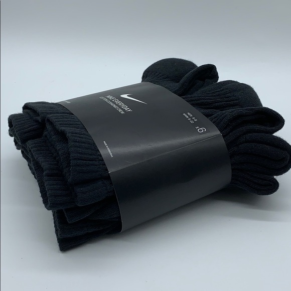 NIKE EVERYDAY COTTON CUSHIONED CREW 6 pairs SOCKS set - Picture 15 of 16